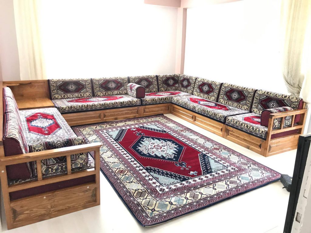 Sandıklı Şark Köşesi - Ahşap Sedir