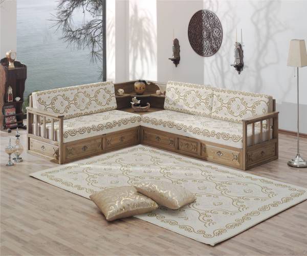 Saray El Oymalı Şark Köşesi - Sedir izmir şark köşesi sedir modeli saray el oymalı