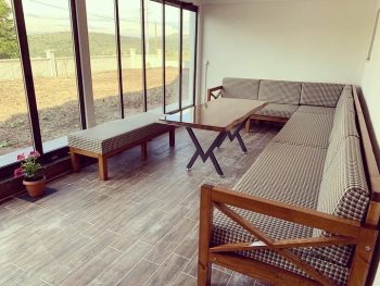 Erciyes Ahşap Balkon Mobilyası4 Erciyes Ahşap Şark Köşesi - Sedir