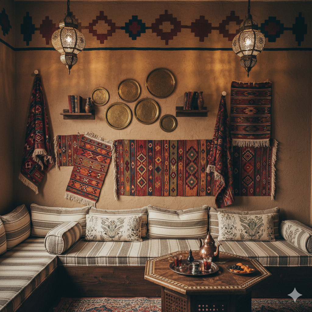 Ana Sayfa 3 Şark odası dekorasyonu, bir evden çok bir